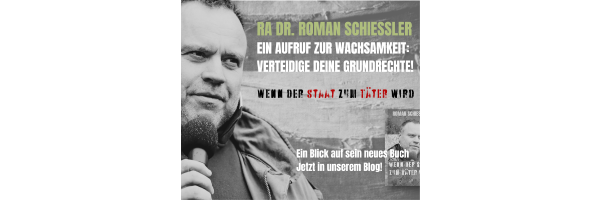 Dr. Schiessler und sein Buch „Wenn der Staat zum Täter wird" - Wir verwenden einen prägnanten Titel, der den Autor und das Thema klar kommuniziert, um Suchanfragen gezielt anzusprechen.