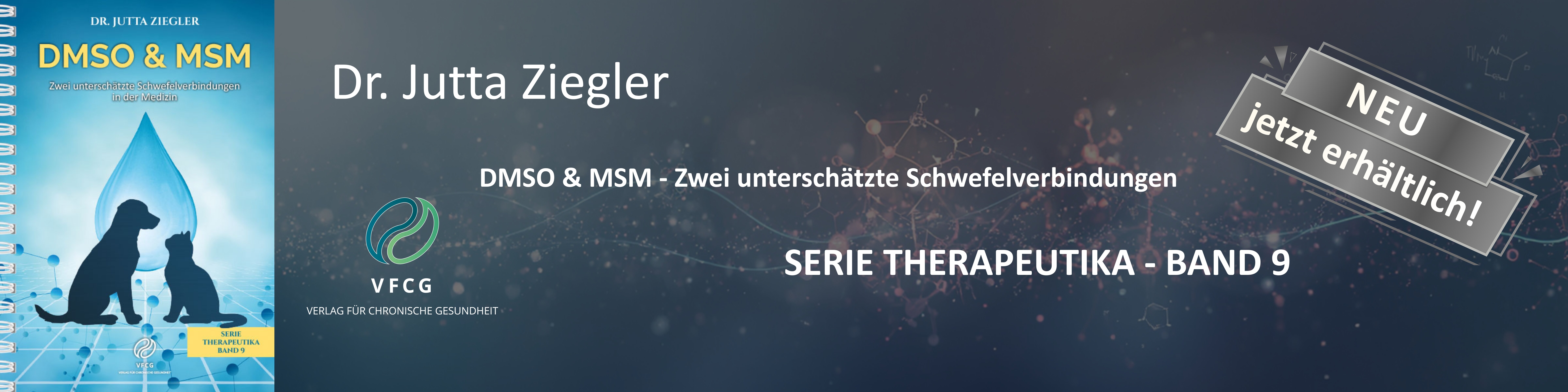 Buch mit Informationen zu DMSO und MSM – zwei Schwefelverbindungen
